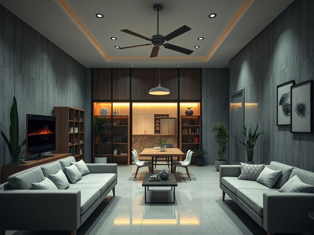 Casa com ambientes integrados