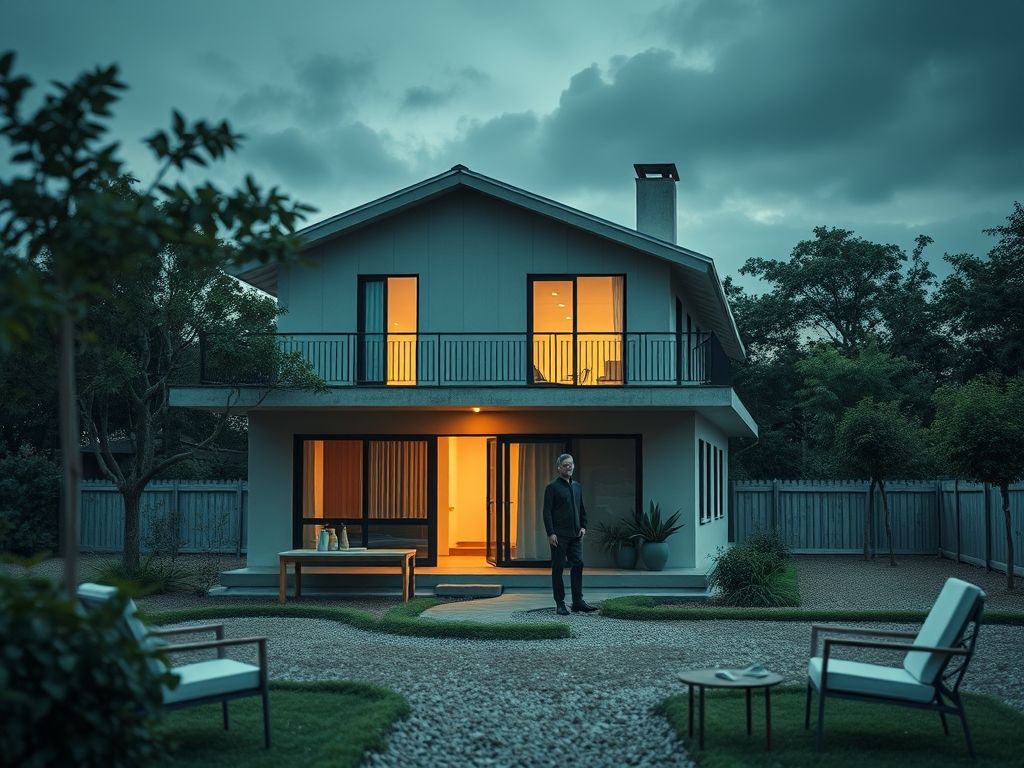 Casa com área de serviço