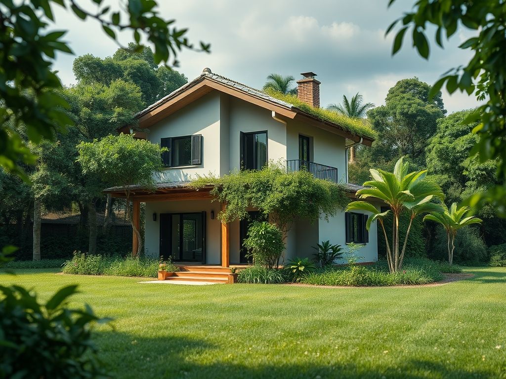 Casa com área verde