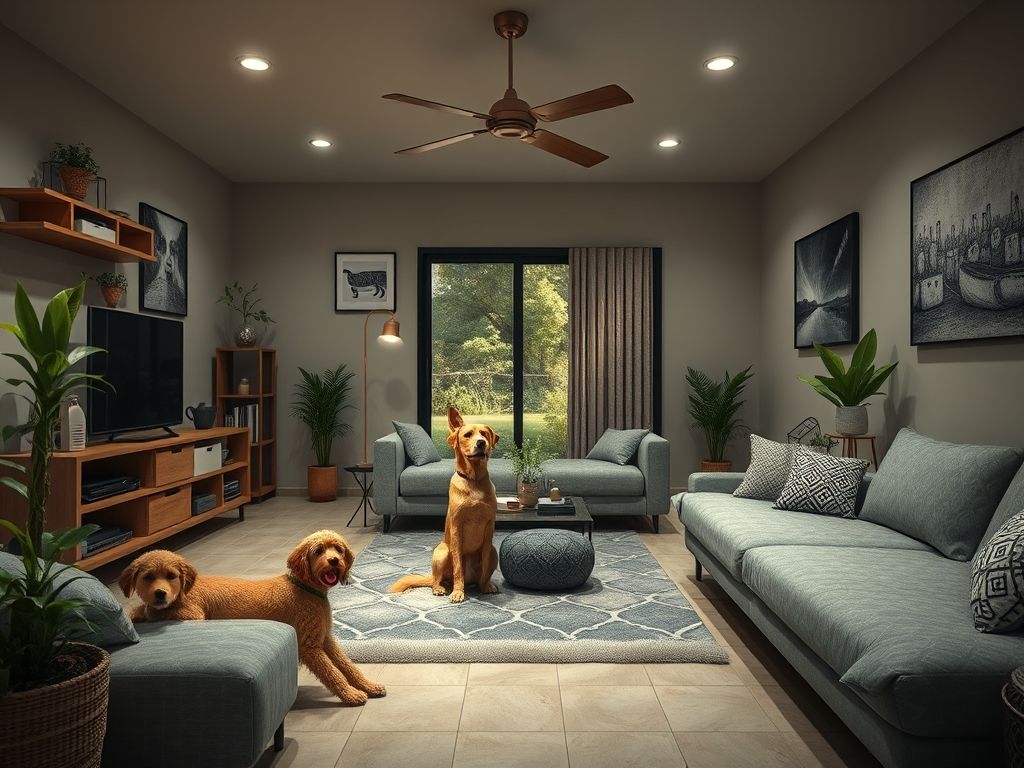Casa com espaço para pets