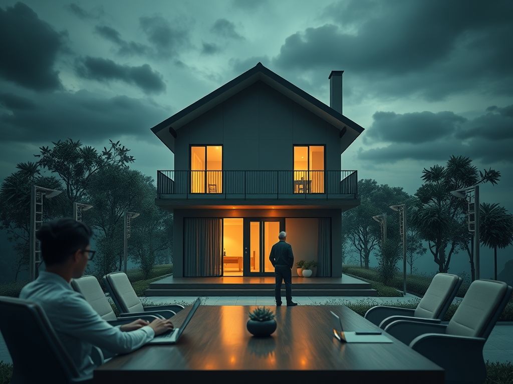 Casa com estrutura inteligente