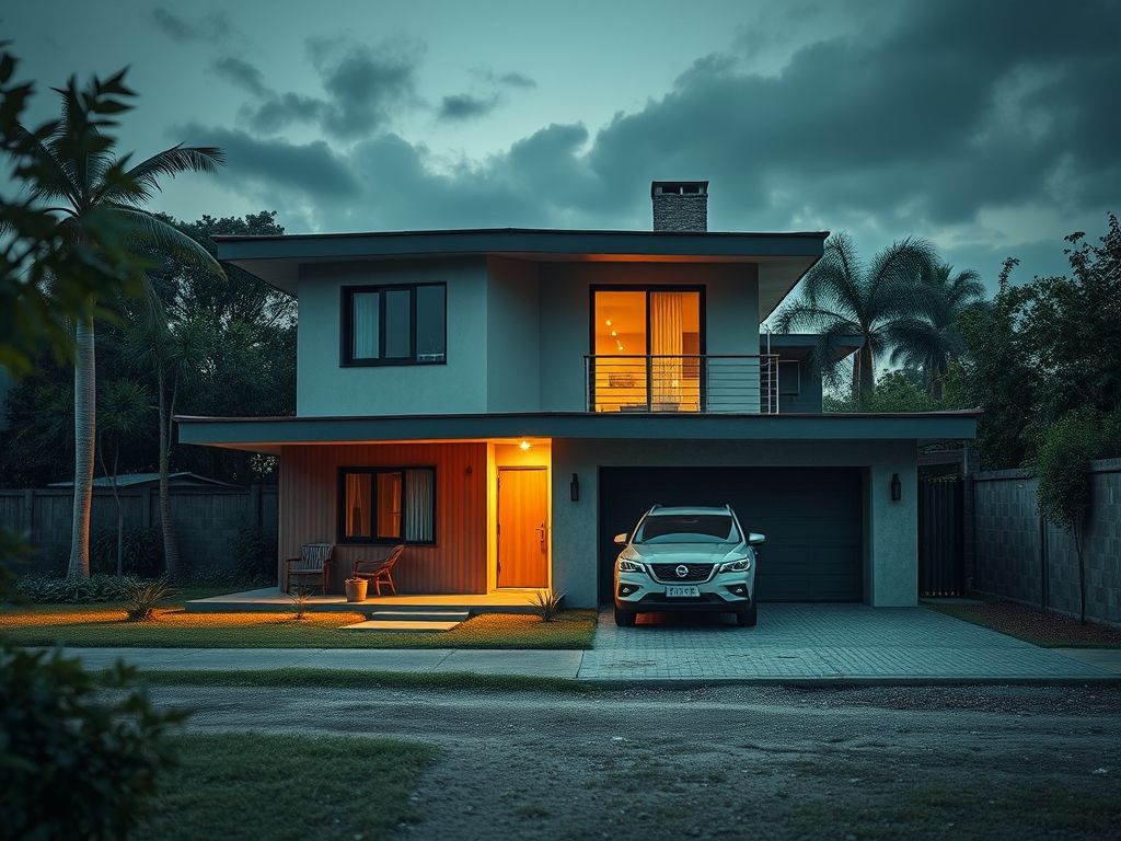 Casa com garagem