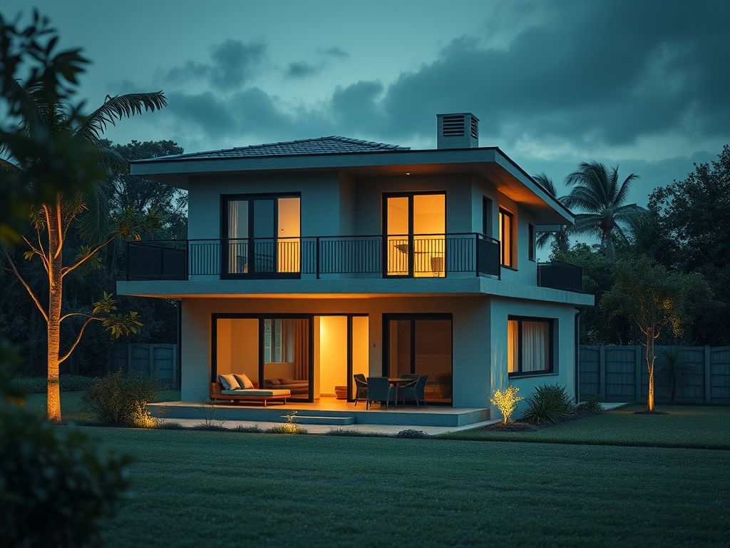 Casa com portão eletrônico