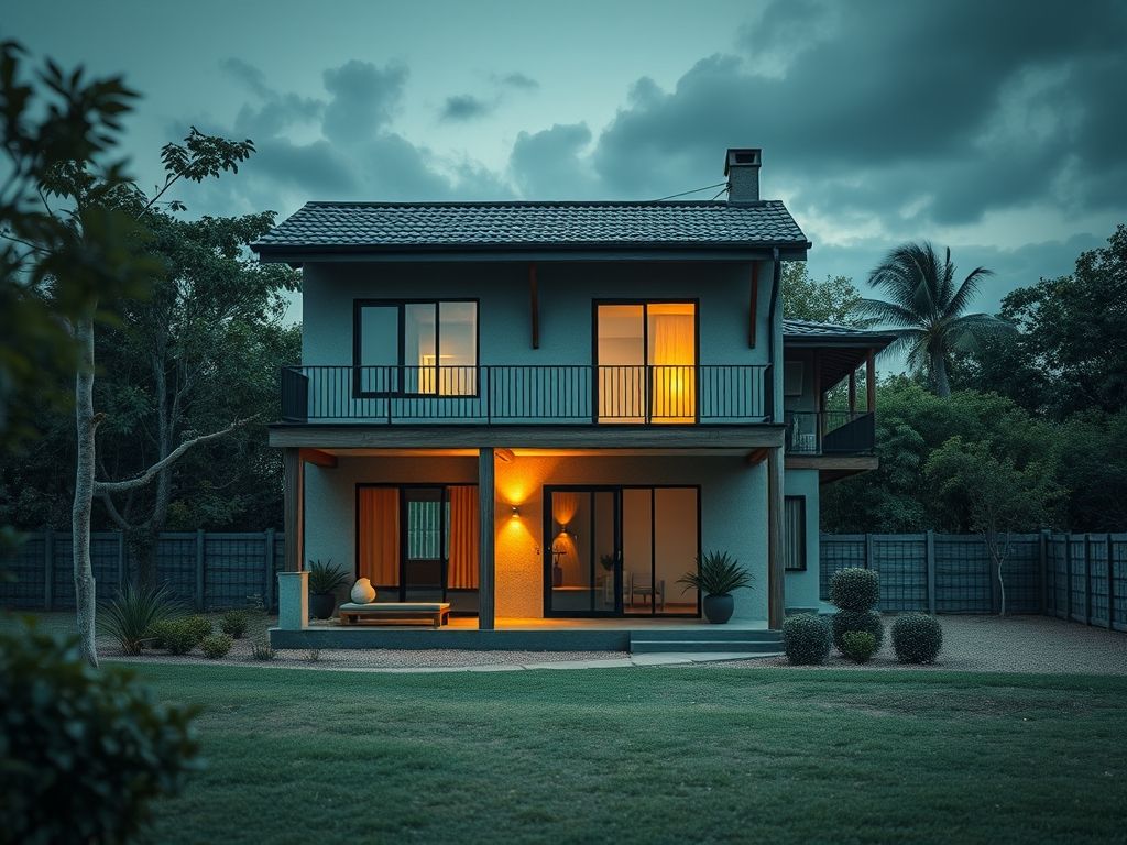 Casa com sacada