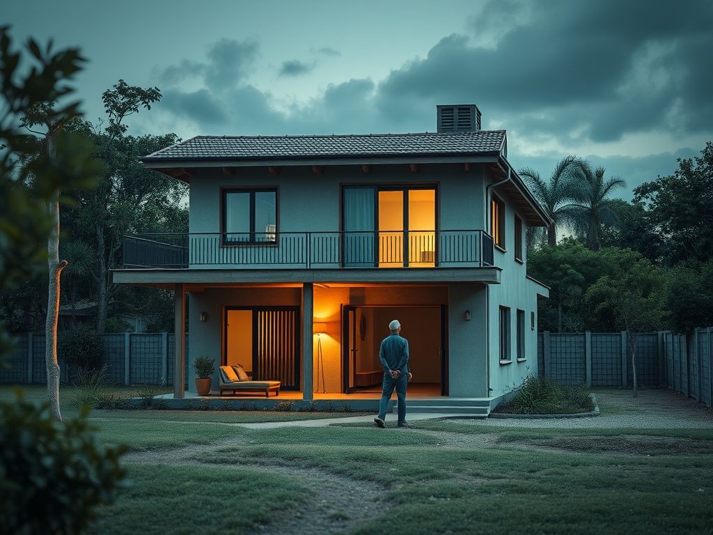 Casa com varanda
