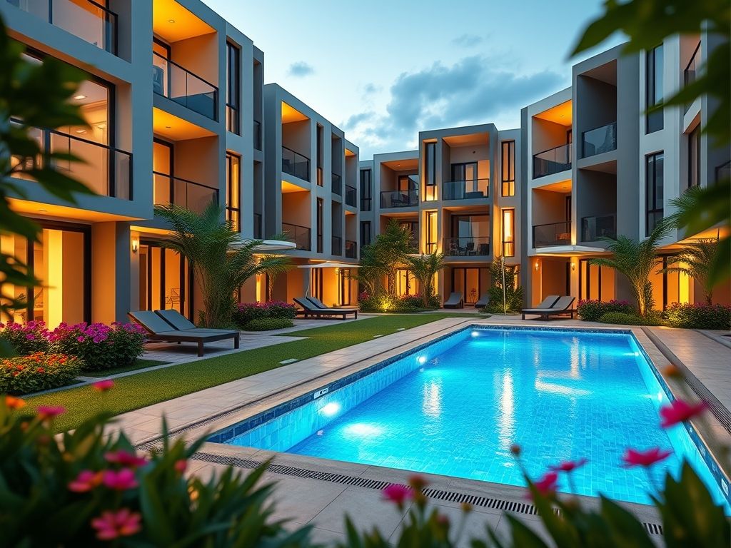 Imóveis com piscina